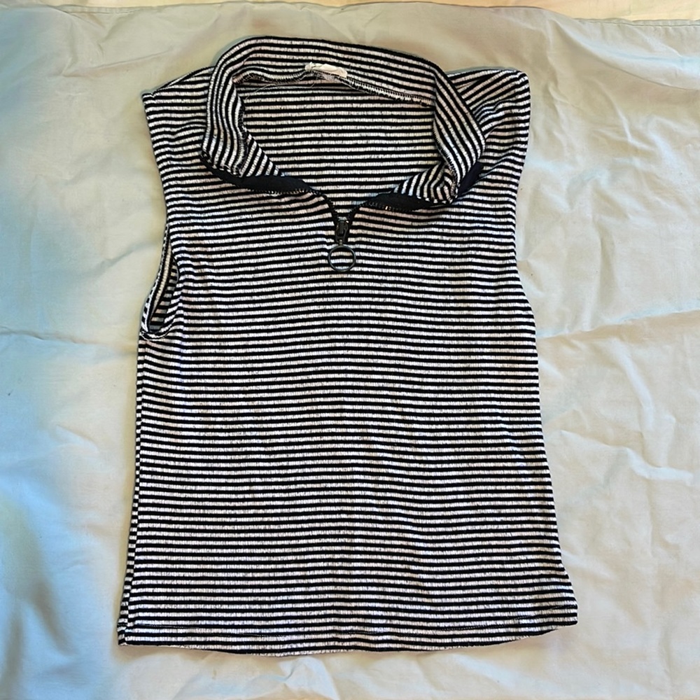 Striped Crop Top